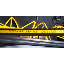 Hidraulinės žarnos kabelis dn13 2sn m22 aa 1m tiesus