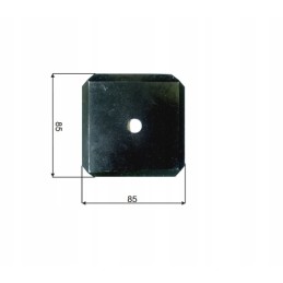 Peilis pašarų vagonui Kuhn A7153000