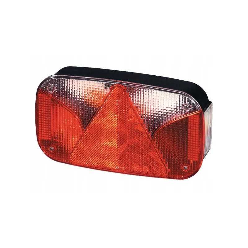 Stačiakampis dešinysis kombinuotas galinis žibintas 12v