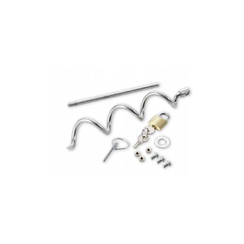 Akumuliatoriaus maitinimo komplektas nuo vagystės