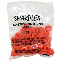 Elastinės guminės juostos kastracijai ir ragų šalinimui 100