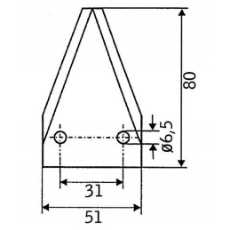 Vaikštynės tiektuvo peilis