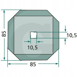 Peilis silosui pjauti ir tirštam pašarui tiekti
