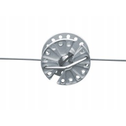 Rotacinis įtempiklis virvinėms arba vielinėms tvoroms