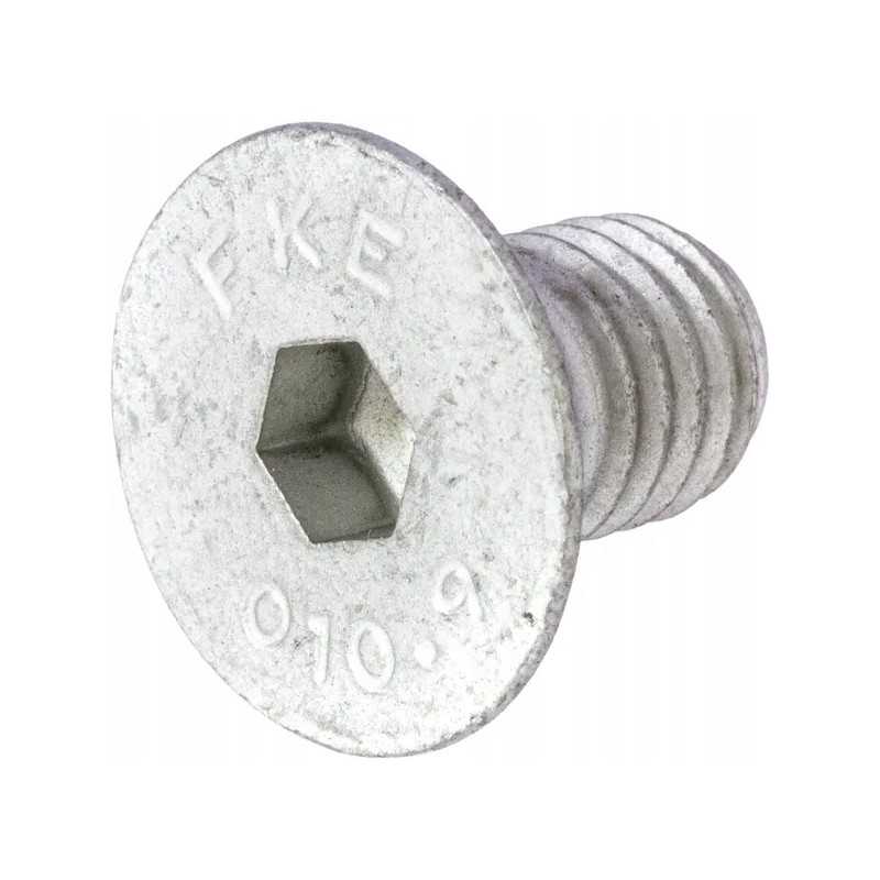 Sraigtas su įleidžiama galvute m10x16 10 9 klasė