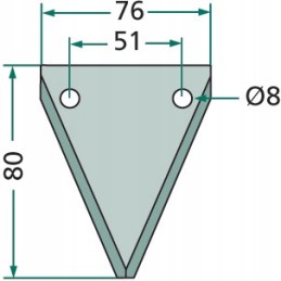 Tiekimo vagono peilis 3mm Himel Belair Marmix 3000472
