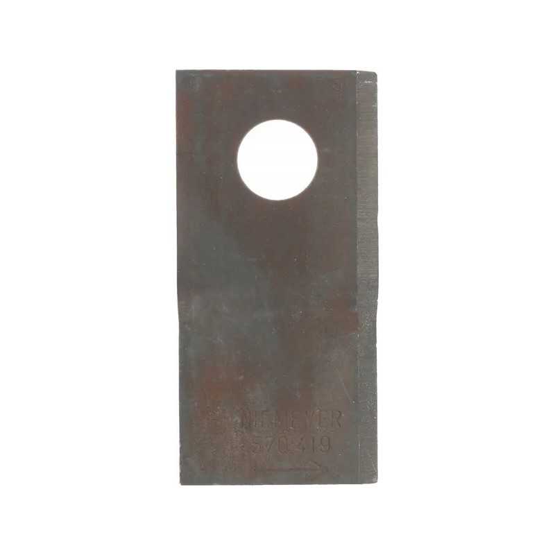 Kairysis rotacinis vejapjovės peilis 100x48x3 mm skylė oe