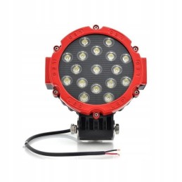 Raudona halogeninė darbo lempa 17led 12 24v 3825lm