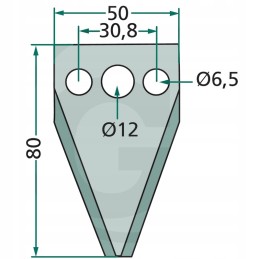 Strautmann siloso pjovimo peilis 3mm