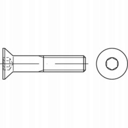 Šešiakampis varžtas m12x25 mm 8 klasė 8 safyras 122579918
