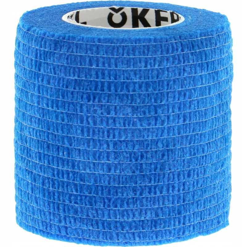 Verband selbstklebend blau 5 00cm ekvilastinio aukščio