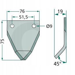 Peiliai pašarų vagonams granito marmix 3mm