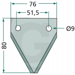 Granito peiliai ir atsarginės dalys Faresi pašarų vagonams