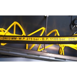 Hidraulinės žarnos kabelis dn13 2sn m22 kk 1m kampas