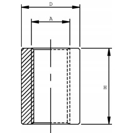Vamzdžio jungtis suvirinimui ilgas 1 4 lsn04d
