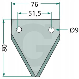Granito peiliai ir atsarginės dalys Faresi pašarų vagonams
