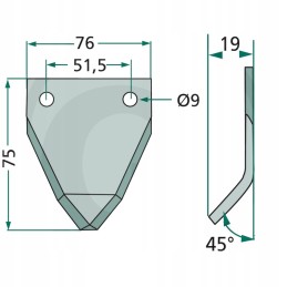 Peiliai pašarų vagonams granito marmix 3mm