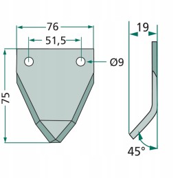 Peiliai pašarų vagonams granito marmix 3mm