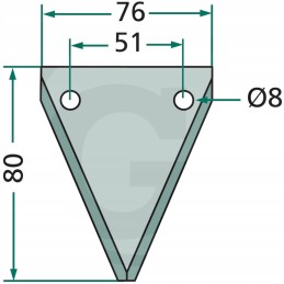 Marmix 3mm granitiniai peiliai pašarų vagonams