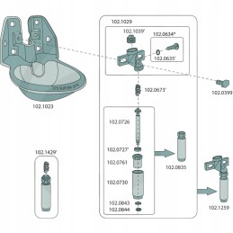 Suevia fiksavimo veržlė