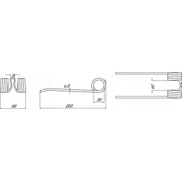 Paėmimo pirštas tinka Deutz