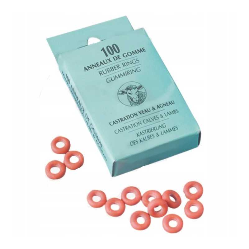 Elastinės guminės juostos kastracijai ir ragų šalinimui 100