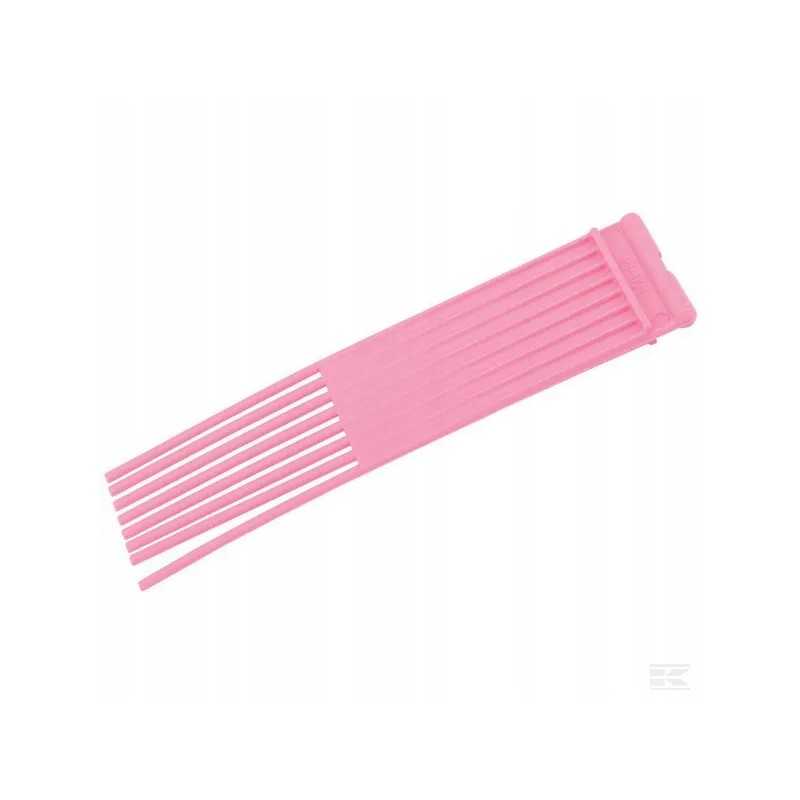 Plastikinis grėblys žolei rinkti