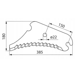 Deutz Fahr Vicon presavimo peilis