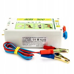 Shepherd akumuliatoriaus energizatorius 12v agri 500 gw