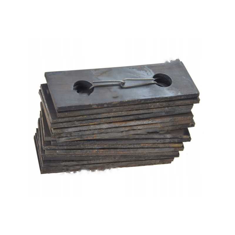 Sukomplektuoti plaktuvai rbj b 6 16 vnt 50hs sustiprinti