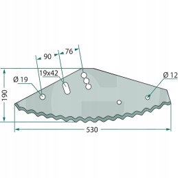 5 mm siloso pjovimo peilis
