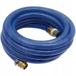 8 m žalvarinių žarnų komplektas su siurbimo krepšeliu ir vožtuvu