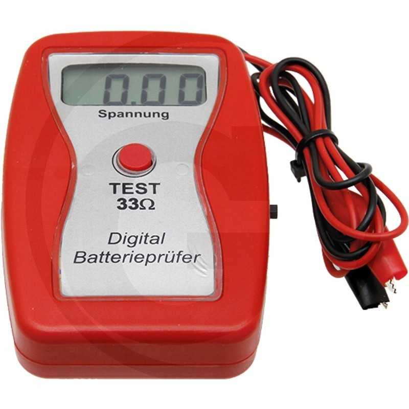 Dviejų skaitmenų skaitmeninis ganyklų akumuliatoriaus testeris