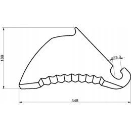 Spaudimo peilis tinka Claas