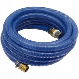 8 m žalvarinių žarnų komplektas su siurbimo krepšeliu ir vožtuvu