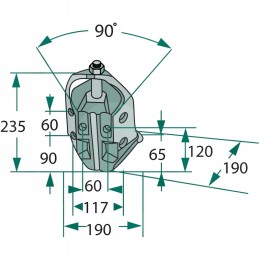 Suevia girdykla, modelis 370 avių ir ožkų veršeliams r 1