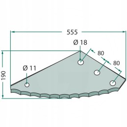 Strautmann pašarų vagono ašmenys 527527048