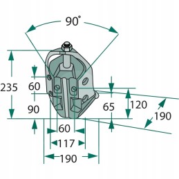 Suevia girdykla, modelis 370 avių ir ožkų veršeliams r 1