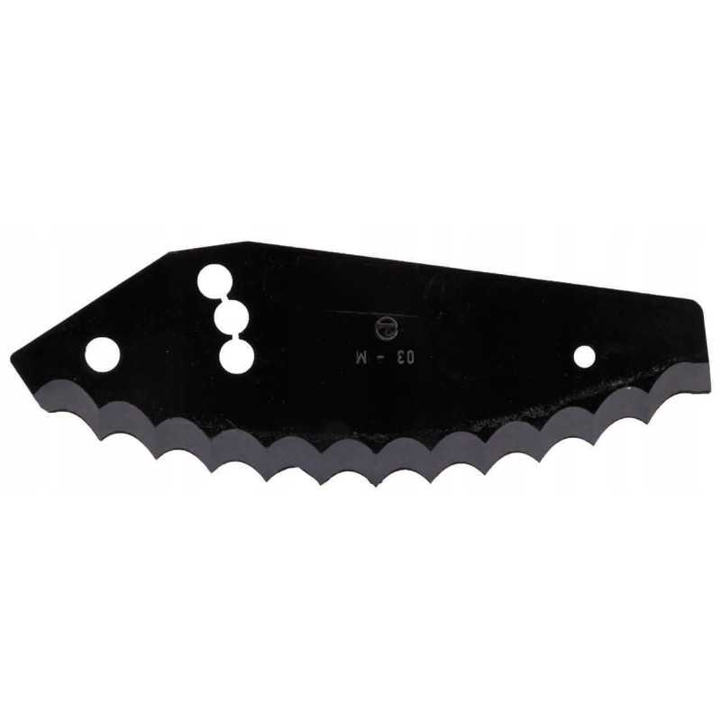 Tiekimo vagono peilis su sukietinta danga