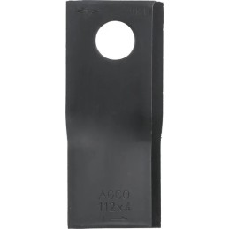 Kairysis rotacinis vejapjovės peilis 112x48x4 mm skylė oe