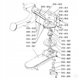 Oase stūmiklio atsarginės dalys ganyklų siurbliui