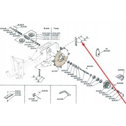 5304 006 00 001 pašarų kombaino peilis