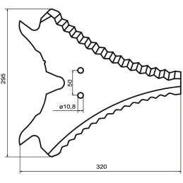 Krautuvo vagono peilis tinka Strautui