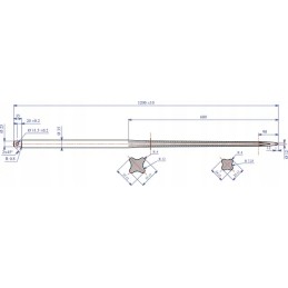 Krautuvas tiesus žvaigždės profilis 35x1200 mm k