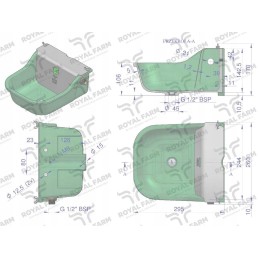 Girtuoklis su plūde karališkiems motogeneri žirgams