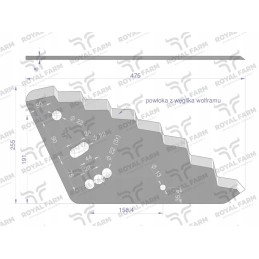 Tiekimo vagono peilį galima naudoti su Mayer volframo karbidu