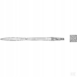 Krautuvas tiesus kvadratinis profilis 36x1400 m