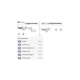 Krautuvas turi 58 mm lenktą žvaigždės profilį