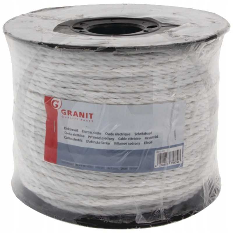 Pintas kabelis, baltas 200 6mm, 6 apkrovos laidai