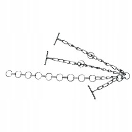 Dviguba grandinėlė karvėms 650 1100mm 6mm